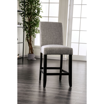 Brule Transitional Light Gray Counter Height Side Chair (Set of 2) Model CM3736LG-PC-2PK by Furniture of America