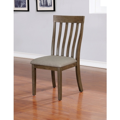 Astilbe Transitional Warm Gray/Taupe Side Chair (Set of 2) Model CM3739SC-2PK by Furniture of America