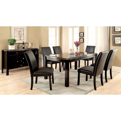 Grandstone Transitional Black Dining Table Model CM3823BK-T by Furniture of America