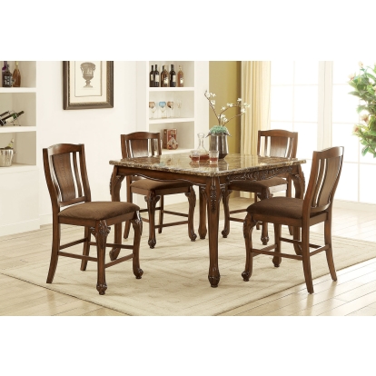Johannesburg Traditional Brown Cherry Counter Height Table Model CM3873PT by Furniture of America