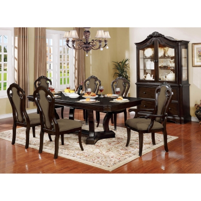 Rosalina Transitional Walnut Dining Table Model CM3878T-TABLE by Furniture of America