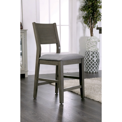 Anton Transitional Gray/Light Gray Counter Height Chair (Set of 2) Model CM3986PC-2PK by Furniture of America
