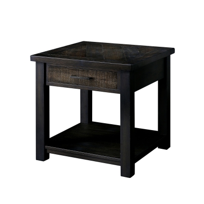 Rhymney Rustic Dark Oak/Multi End Table Model CM4123E by Furniture of America