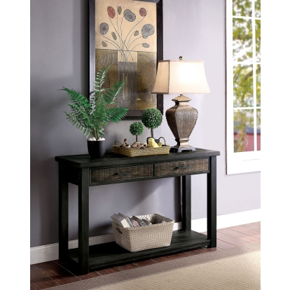 Rhymney Rustic Dark Oak/Multi Sofa Table Model CM4123S by Furniture of America