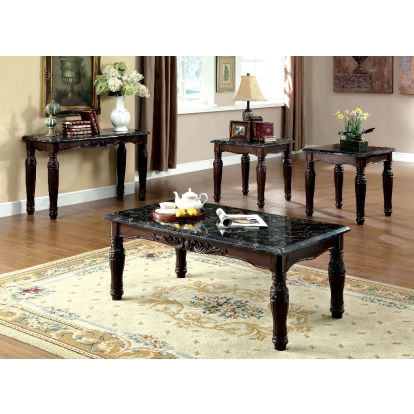 Brampton Espresso/Black 3 Piece Table Set (1C-2E) Model CM4292EX-3PK by Furniture of America