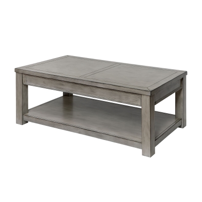 Meadow Antique White Coffee Table Model CM4327WH-C by Furniture of America