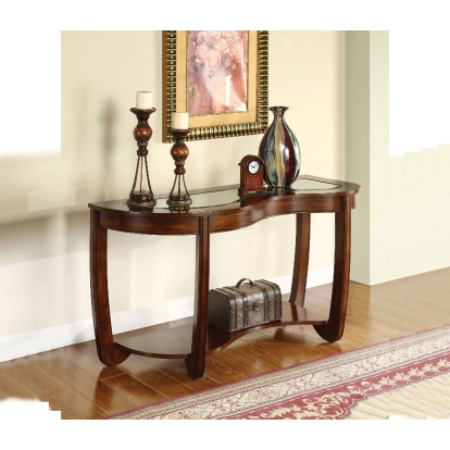 Crystal Falls Dark Cherry Sofa Table Model CM4336S by Furniture of America