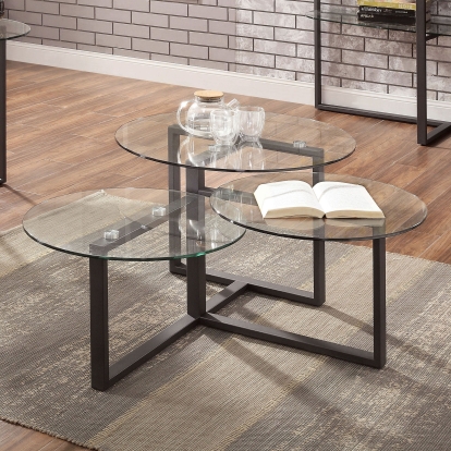 Keely Gun Metal Coffee Table Model CM4352C-TABLE by Furniture of America
