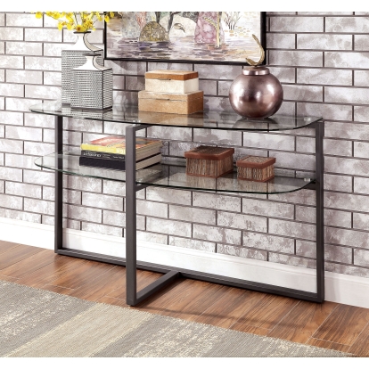 Keely Gun Metal Sofa Table Model CM4352S-TABLE by Furniture of America