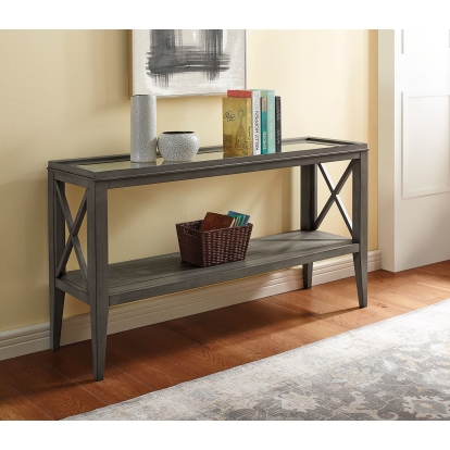 Izar Gray Sofa Table Model CM4355GY-S by Furniture of America