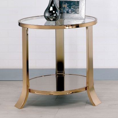 Tammi Champagne End Table Model CM4371E by Furniture of America