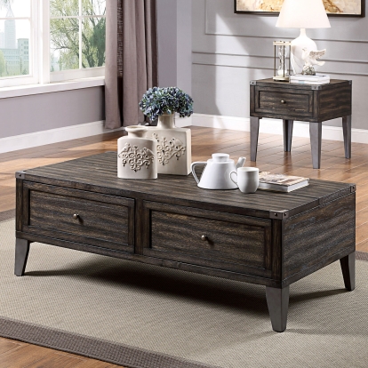 Piedmont Dark Oak Coffee Table Model CM4387C by Furniture of America
