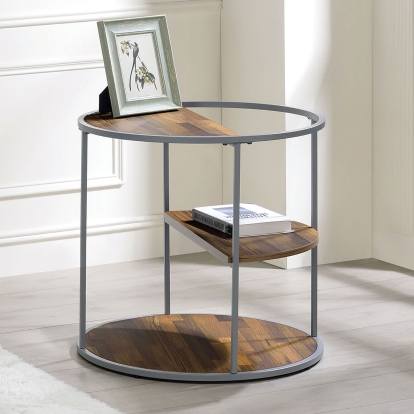 Orrin Gray/Walnut End Table Model CM4396GY-E by Furniture of America