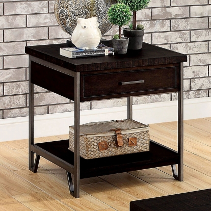 Wasta Dark Oak End Table Model CM4499E by Furniture of America