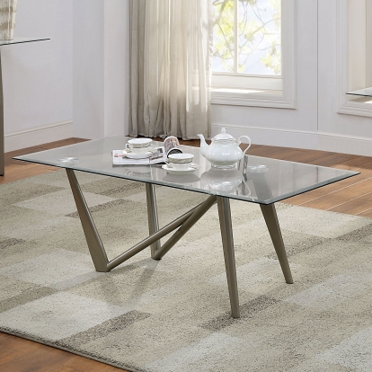 Wohlen Champagne Coffee Table Model CM4510C-TABLE by Furniture of America
