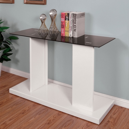 Mannedorf Black/White Sofa Table Model CM4567WH-S by Furniture of America