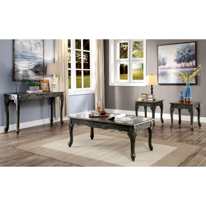 Cheshire Gray 3 Piece Coffee Table Set Model CM4914GY-3PK by Furniture of America