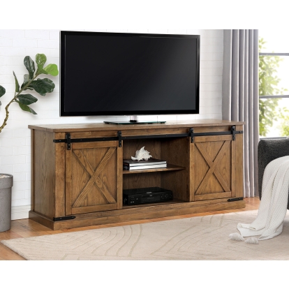 Borrego Dark Oak TV Stand Model CM5018A-TV-72 by Furniture of America