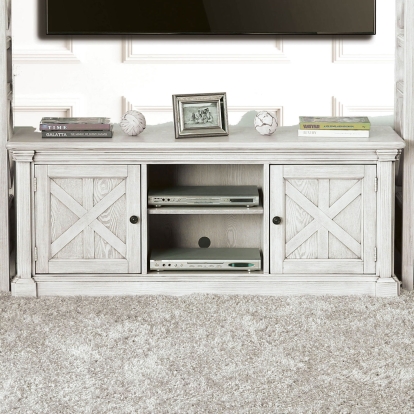 Georgia Antique White 60" TV Stand Model CM5089-TV-60 by Furniture of America