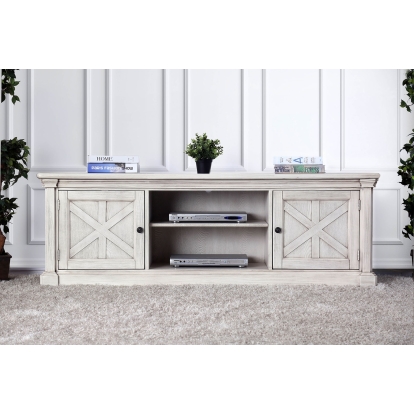 Georgia Antique White 72" TV Stand Model CM5089-TV-72 by Furniture of America
