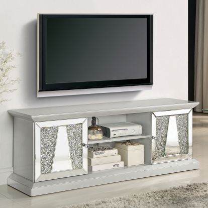 Regensbach Silver 60" TV Stand Model CM5516-TV-60 by Furniture of America