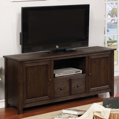 Presho Dark Oak 60" TV Stand Model CM5902DA-TV-60 by Furniture of America
