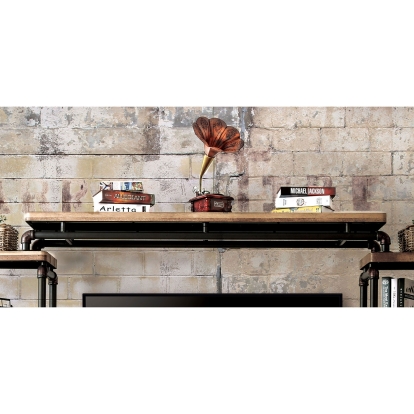 Kebbyll Antique Black/Natural Tone Bridge Model CM5913-BR by Furniture of America