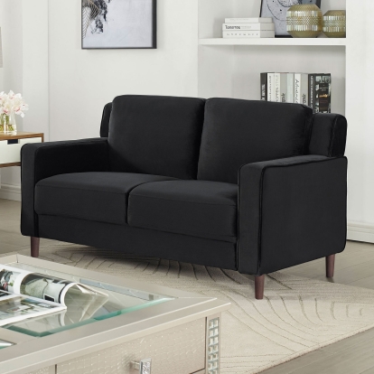 Brandi Black Loveseat Model CM6064BK-LV by Furniture of America