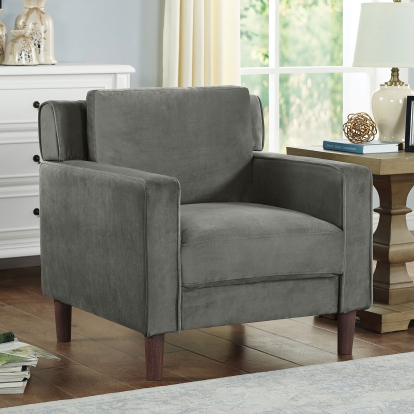 Brandi Gray Chair Model CM6064GY-CH by Furniture of America