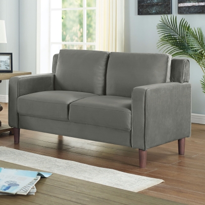 Brandi Gray Loveseat Model CM6064GY-LV by Furniture of America