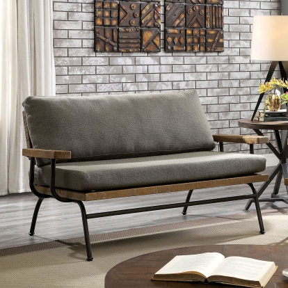Notus Brown Loveseat Model CM6077-LV by Furniture of America