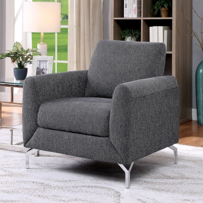 Lauritz Gray Chair Model CM6088GY-CH by Furniture of America