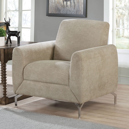 Lauritz Light Gray Chair Model CM6088LG-CH by Furniture of America