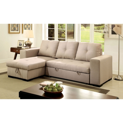 Denton Ivory Sectional Model CM6149IV-SET-VN by Furniture of America
