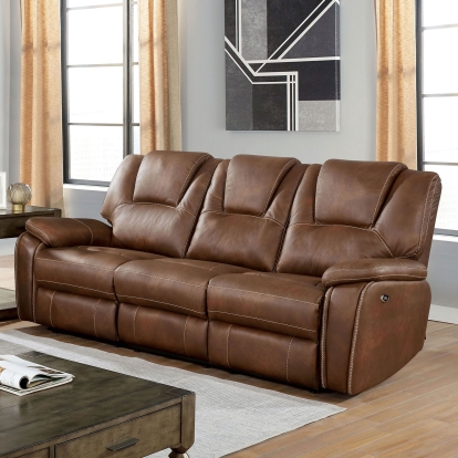 Ffion Brown Power Sofa Model CM6219BR-SF by Furniture of America