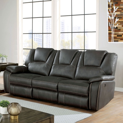 Ffion Gray Power Sofa Model CM6219GY-SF by Furniture of America