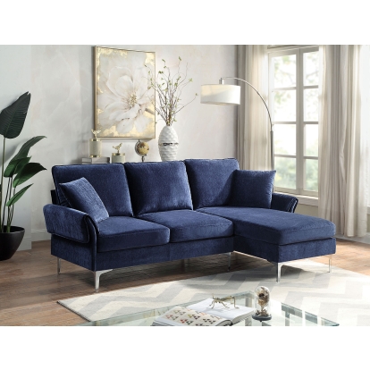 Cirebon Navy Sectional Model CM6257NV-SECT by Furniture of America