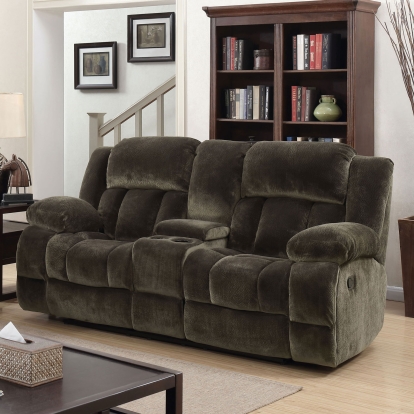 Sadhbh Dark Brown Loveseat Model CM6283-LV-VN by Furniture of America