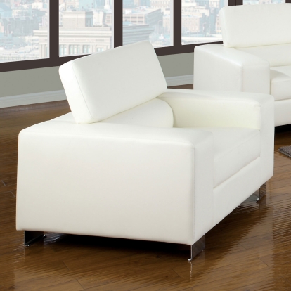 Makri White Chair Model CM6336WH-CH by Furniture of America