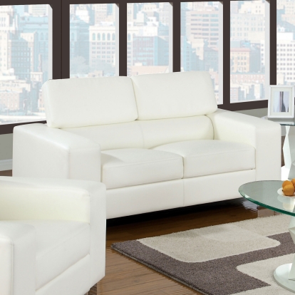 Makri White Loveseat Model CM6336WH-L by Furniture of America