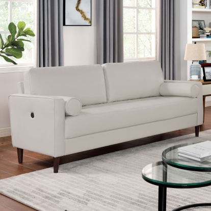 Horgen Off-White Sofa Model CM6452WH-SF by Furniture of America