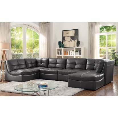 Libbie Gray 6 Piece Modular Seating Set Model CM6456-SET by Furniture of America