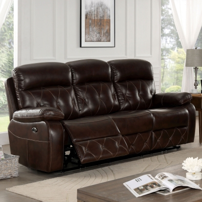 Dusseldorf Brown Power Sofa Model CM6461-SF-PM by Furniture of America