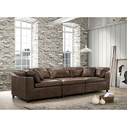 Tamera Brown Sofa Model CM6472-SF-SET by Furniture of America