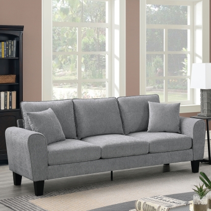 Medan Light Gray Sofa Model CM6477LG-SF-PK by Furniture of America