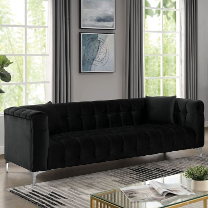 Thalassa Black Sofa Model CM6494-SF by Furniture of America