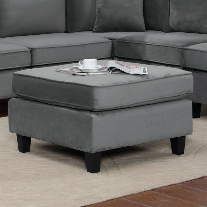 Sandrine Gray Ottoman Model CM6499-OT by Furniture of America