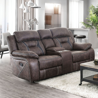 Flint Brown Loveseat Model CM6565-LV by Furniture of America