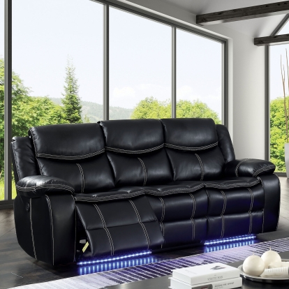 Sirius Black Power Sofa Model CM6567-SF by Furniture of America
