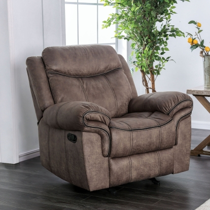 Celia Brown Glider Recliner Model CM6583-CH by Furniture of America